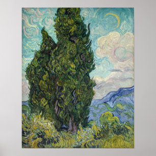 Affiche Vincent van Gogh - Cyprès