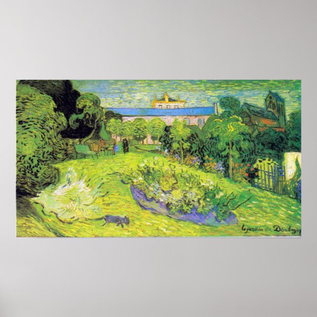 Affiche Vincent van Gogh Daubigny's Garden (Devant)