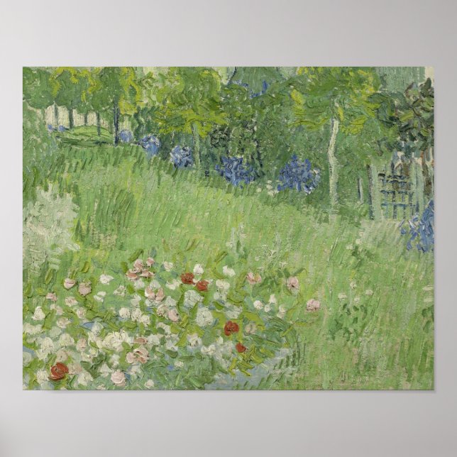 Affiche Vincent van Gogh - Daubigny's Garden (Devant)