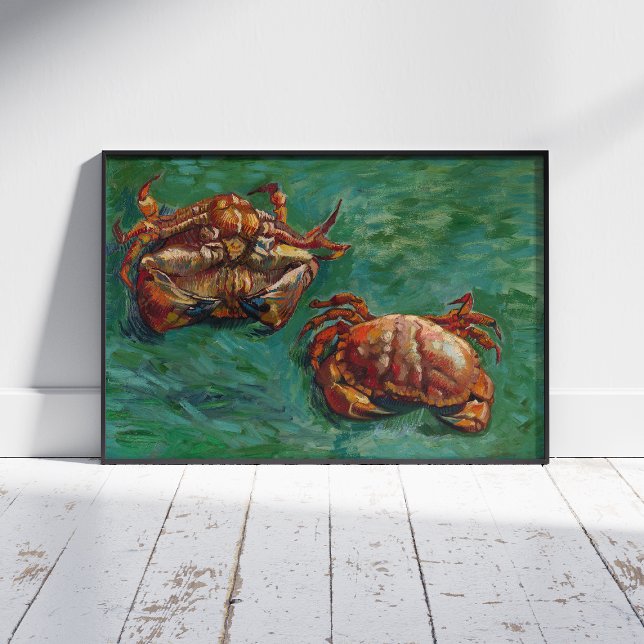Affiche Vincent Van Gogh, deux crabes (Créateur téléchargé)