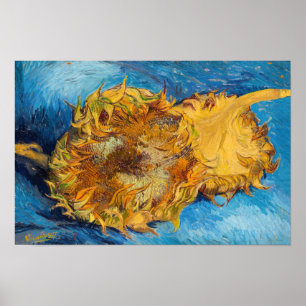 Affiche Vincent van Gogh - Deux tournesols coupés