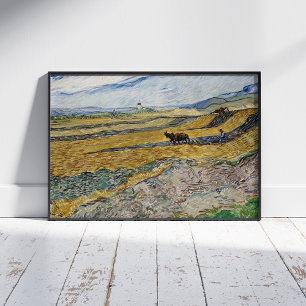 Affiche Vincent Van Gogh, Enfermé Field avec Plowman