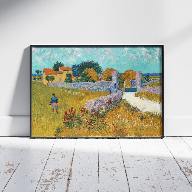 Affiche Vincent Van Gogh, Ferme en Provence (Créateur téléchargé)