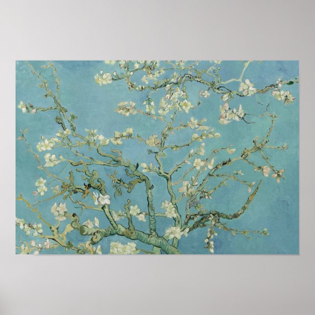 Affiche Vincent van Gogh - Fleur d'amandes (Devant)