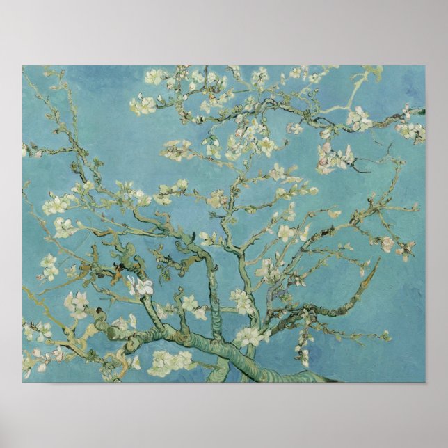 Affiche Vincent van Gogh - Fleur d'amandes (Devant)