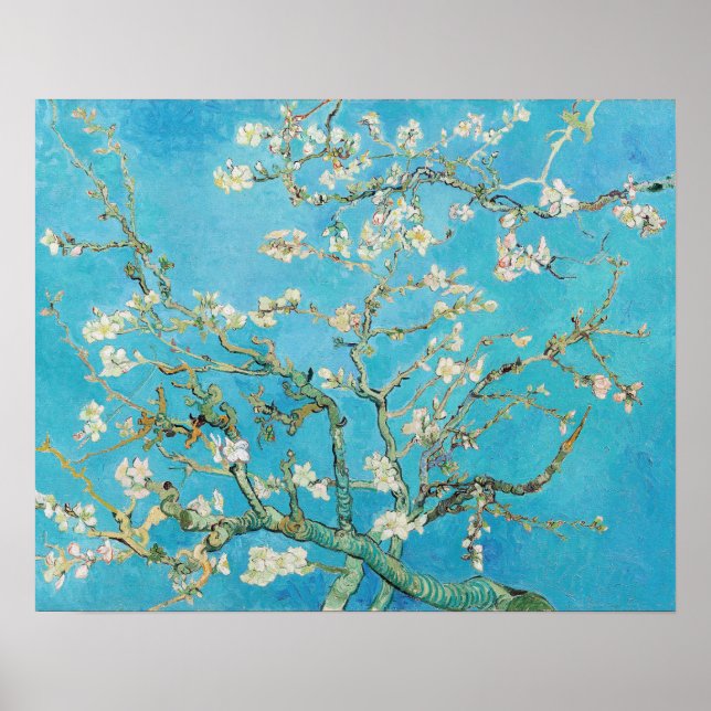 Affiche Vincent van Gogh - Floraison des amandiers (Devant)
