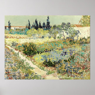 Affiche Vincent Van Gogh Garden