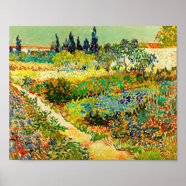 Affiche Vincent Van Gogh Garden (Devant)
