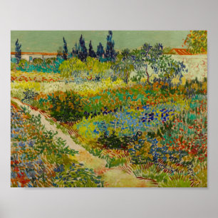 Affiche Vincent Van Gogh Garden
