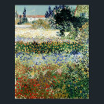 Affiche Vincent van Gogh | Garden in Bloom, Arles, 1888<br><div class="desc">Jardin à Bloom,  Arles,  1888 | par Vincent van Gogh | Lieu de l'art : Collection privée,  Zurich,  Suisse | Artiste néerlandais | Numéro de collection d'images : XIR76792</div>