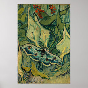 Affiche Vincent van Gogh - Grand Paon de Nuit