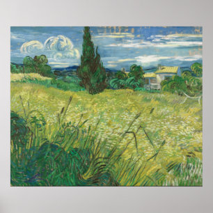 Affiche Vincent Van Gogh Green Field Pince Imprimer