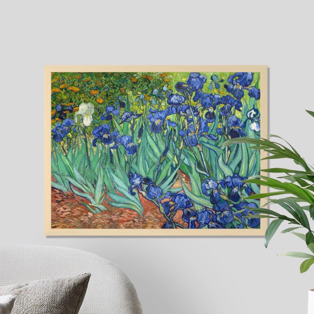 Affiche Vincent Van Gogh Irises (Créateur téléchargé)