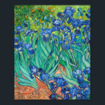 Affiche Vincent Van Gogh Irises Floral Vintage Fine Art<br><div class="desc">Vincent Van Gogh Irises Floral Vintage Fine Art Poster</div>