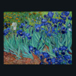 Affiche Vincent Van Gogh Irises Vibrant Flower Art<br><div class="desc">Vincent Van Gogh Irises Vibrant Flower Art</div>