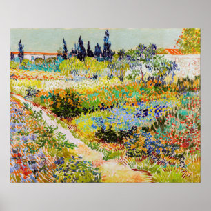 Affiche Vincent van Gogh - Jardin à Arles