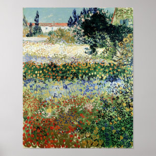 Affiche Vincent van Gogh   Jardin à Bloom, Arles, 1888
