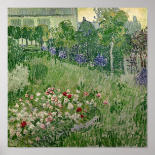Affiche Vincent van Gogh jardin de   Daubigny, 1890