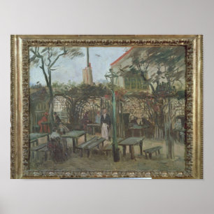 Affiche Vincent van Gogh   Jardins de loisirs à Montmartre
