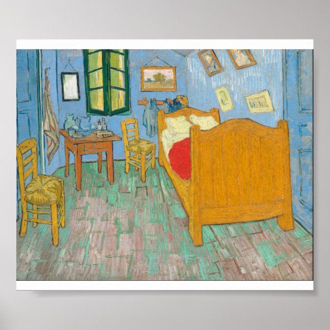 Affiche Vincent Van Gogh - La chambre (Devant)