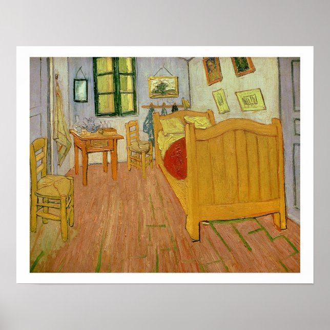 Affiche Vincent van Gogh | La Chambre, 1888 (Devant)