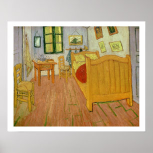 Affiche Vincent van Gogh   la chambre à coucher, 1888