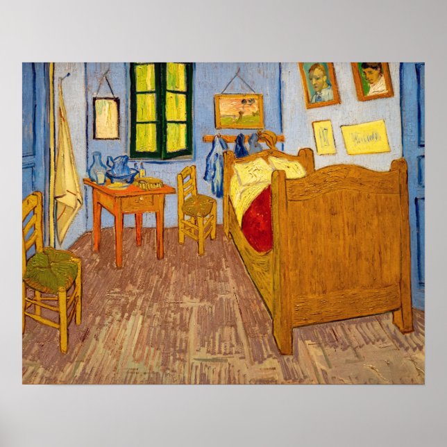 Affiche Vincent van Gogh - La chambre de Vincent à Arles (Devant)
