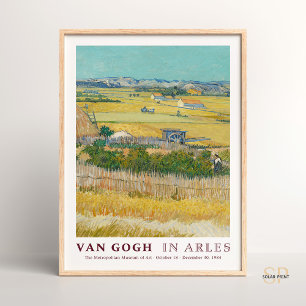 Affiche Vincent van Gogh La Crau près d'Arles Art Imprimer