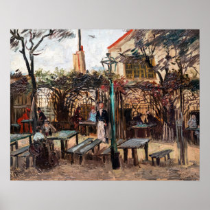 Affiche Vincent Van Gogh - La Guinguette sur Montmartre
