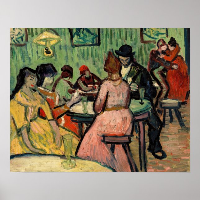 Affiche Vincent van Gogh - La Maison de Tolérance (Devant)