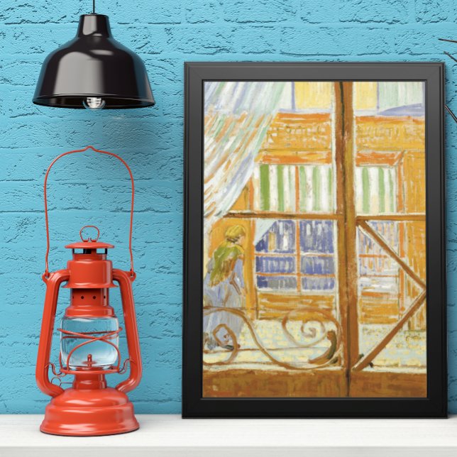 Affiche Vincent van Gogh - La vitrine d'une boucherie de p (Créateur téléchargé)