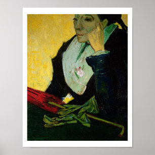 Affiche Vincent van Gogh   L'Arlesienne, détail, 1888