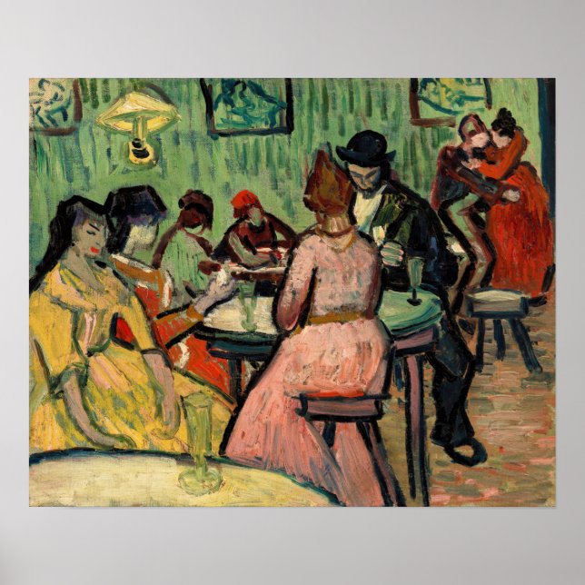 Affiche Vincent van Gogh - Le Brothel (Devant)