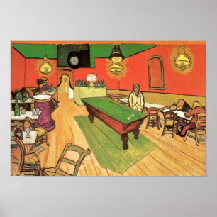 Affiche Vincent Van Gogh - Le Café De Nuit À Arles