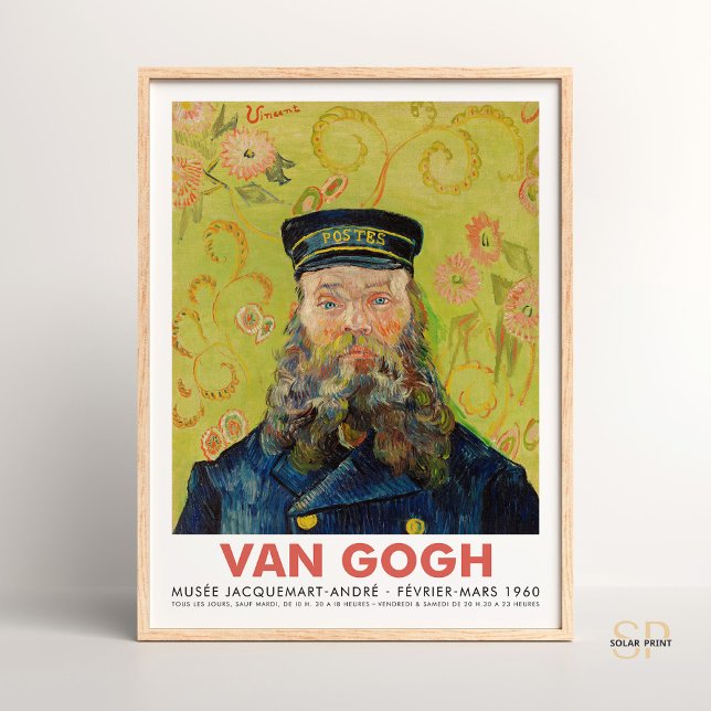 Affiche Vincent van Gogh Le facteur Joseph Roulin Art (Créateur téléchargé)