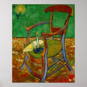Affiche Vincent van Gogh - Le fauteuil de Paul Gauguin