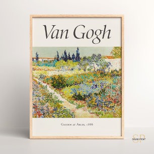 Affiche Vincent van Gogh Le jardin à Arles Art Imprimer