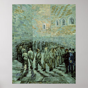 Affiche Vincent van Gogh   Le Jardin de l'exercice