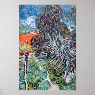 Affiche Vincent van Gogh - Le jardin du docteur Gachet