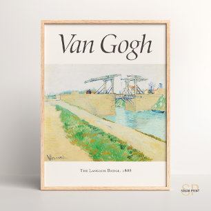 Affiche Vincent van Gogh Le pont des Langlois à Arles Art