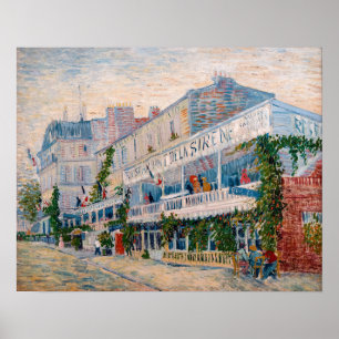 Affiche Vincent van Gogh - Le Restaurant de la Sirene