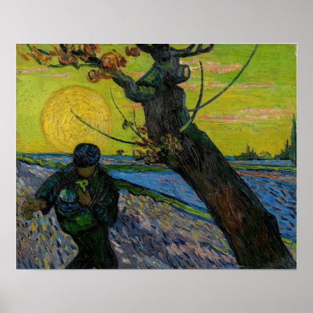 Affiche Vincent van Gogh - Le Sower (Devant)