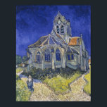 Affiche Vincent Van Gogh L'église à Auvers Art Peinture<br><div class="desc">"L'église d'Auvers", peint par Vincent van Gogh en juin 1890, est une peinture à l'huile de premier plan représentant l'église Notre-Dame-de-l'Assomption à Auvers-sur-Oise, en France. La peinture originale, qui réside aujourd'hui dans le musée d'Orsay à Paris, montre l'église comme une figure dominante, presque imminente, contre un ciel bleu vif La...</div>
