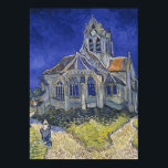 Affiche VINCENT VAN GOGH - L'église d'Auvers 1890<br><div class="desc">VINCENT VAN GOGH - L'église d'Auvers 1890 Huile sur toile; reproduction</div>