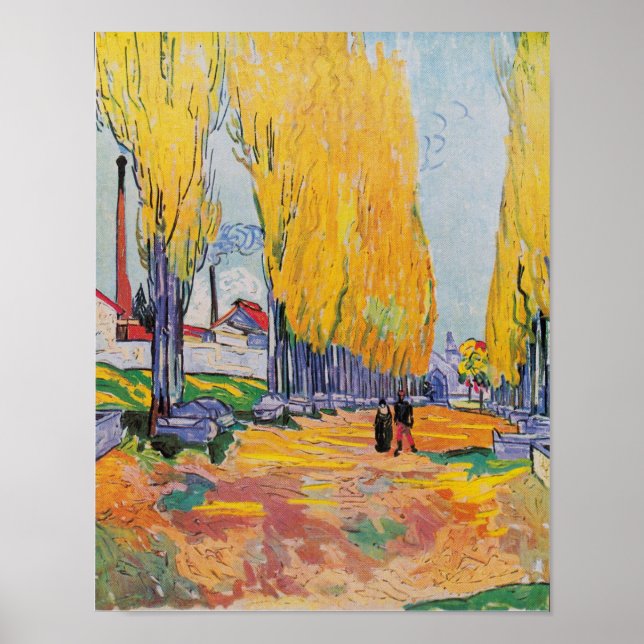 Affiche Vincent Van Gogh - Les Alyscamps Imprimer l'affich (Devant)