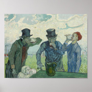 Affiche Vincent van Gogh - Les buveurs