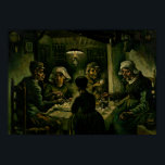 Affiche Vincent van Gogh - Les mangeurs de pommes de terre<br><div class="desc">Les mangeurs de pommes de terre - Vincent van Gogh,  1885</div>