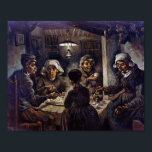 Affiche Vincent Van Gogh Les mangeurs de pommes de terre A<br><div class="desc">Vincent Van Gogh L'affiche des mangeurs de pommes de terre</div>