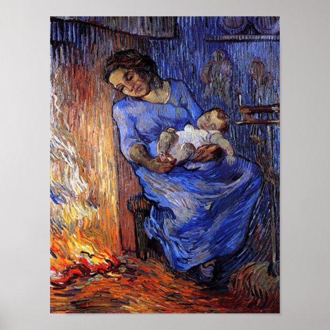 Affiche Vincent Van Gogh - L'Homme est en Mer Beaux-Arts (Devant)