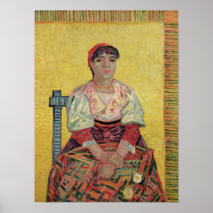 Affiche Vincent van Gogh   l'Italien : Agostina Segatori
